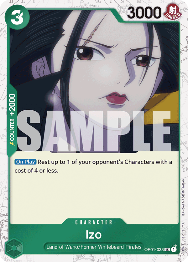 Izo (OP01-033) (Jolly Roger Foil) OP01-033 - Premium Booster PRB01 kart görseli