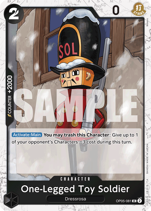One-Legged Toy Soldier (Jolly Roger Foil) OP05-081 - Premium Booster PRB01 kart görseli