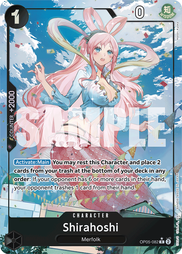 Shirahoshi (OP05-082) (Alternate Art) OP05-082 - Premium Booster PRB01 kart görseli