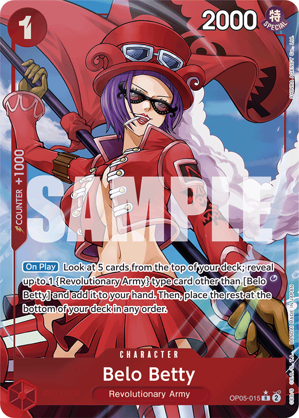 Belo Betty (Full Art) OP05-015 - Premium Booster PRB01 kart görseli