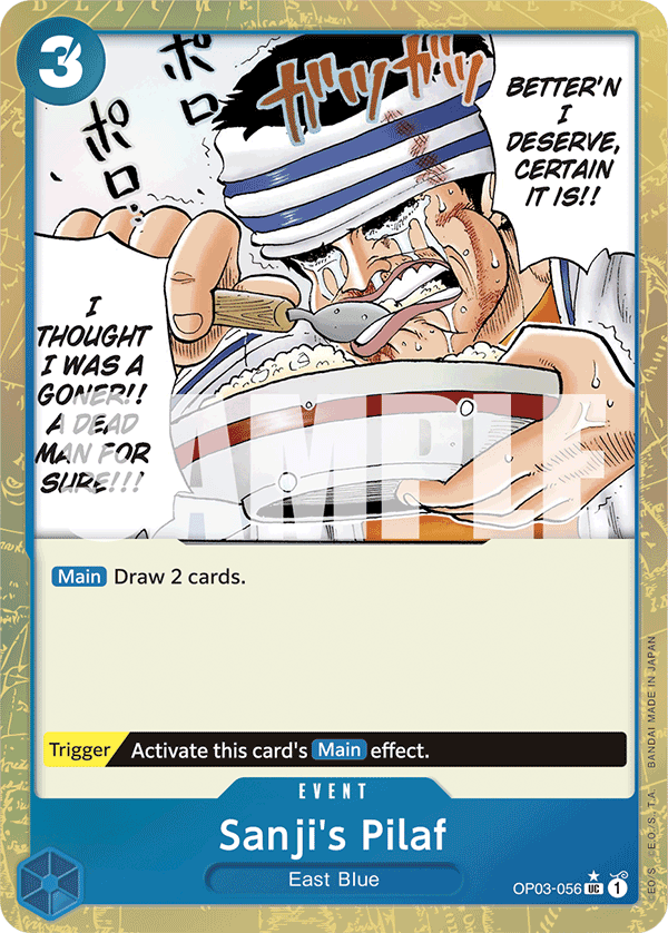 Sanji's Pilaf (Jolly Roger Foil) OP03-056 - Premium Booster PRB01 kart görseli