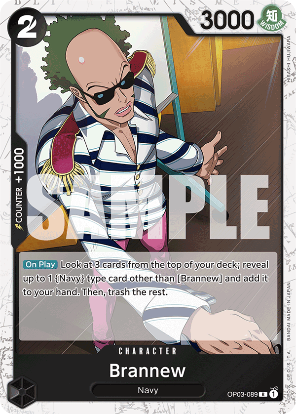 Brannew (Jolly Roger Foil) OP03-089 - Premium Booster PRB01 kart görseli