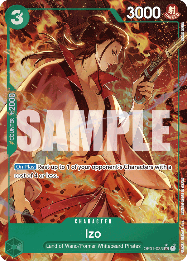 Izo (OP01-033) (Alternate Art) OP01-033 - Premium Booster PRB01 kart görseli