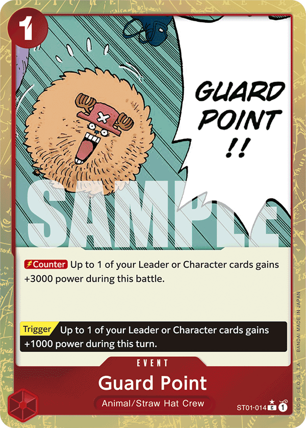 Guard Point (Jolly Roger Foil) ST01-014 - Premium Booster PRB01 kart görseli