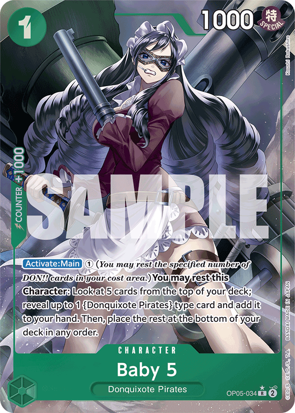 Baby 5 (OP05-034) (Alternate Art) OP05-034 - Premium Booster PRB01 kart görseli