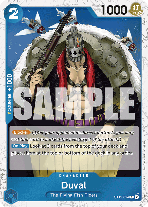 Duval (Jolly Roger Foil) ST12-014 - Premium Booster PRB01 kart görseli