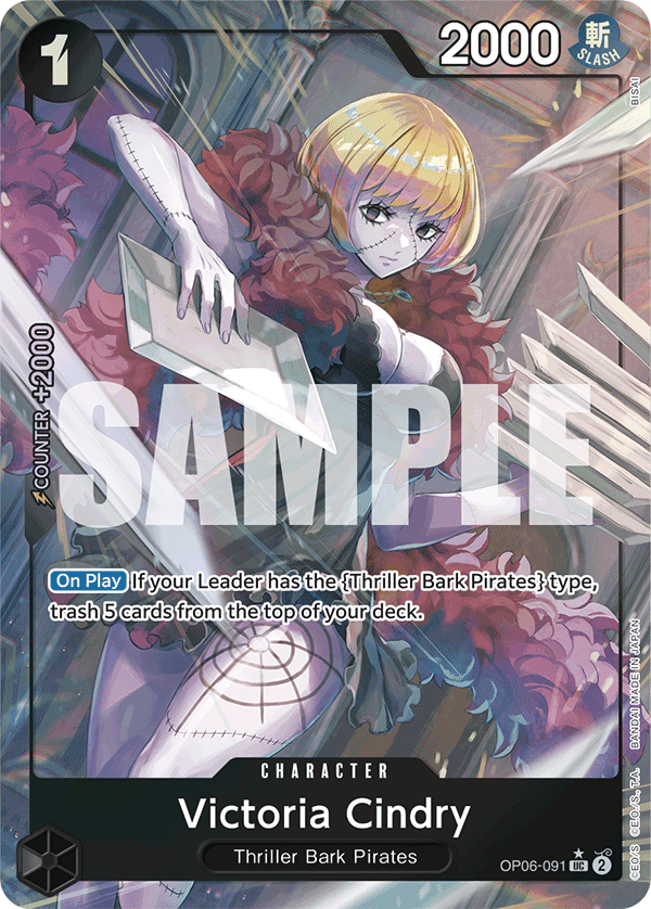 Victoria Cindry (Full Art) OP06-091 - Premium Booster PRB01 kart görseli