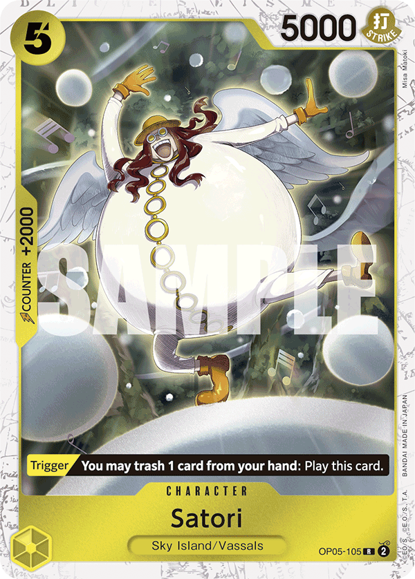 Satori (Jolly Roger Foil) OP05-105 - Premium Booster PRB01 kart görseli