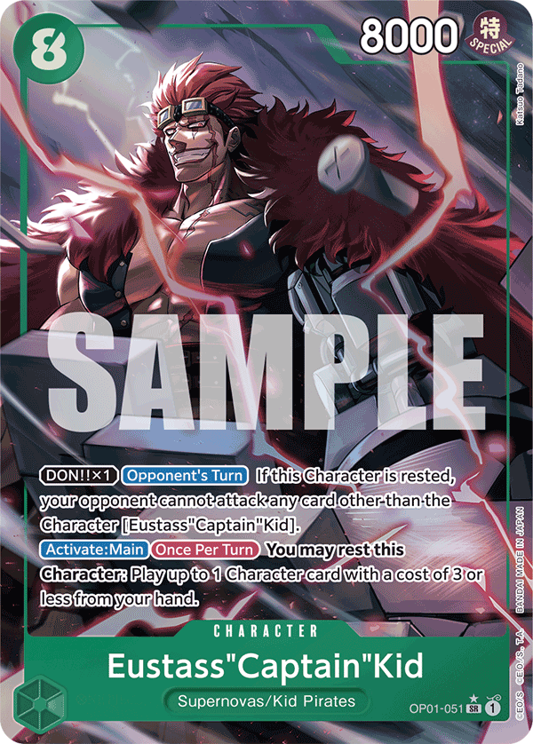 Eustass"Captain"Kid (OP01-051) (Alternate Art) OP01-051 - Premium Booster PRB01 kart görseli