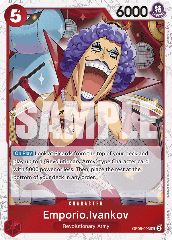 Emporio.Ivankov (Jolly Roger Foil) OP06-003 - Premium Booster PRB01 kart görseli