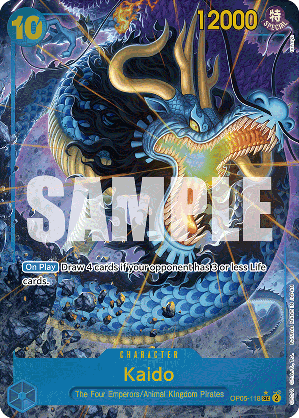 Kaido (OP05-118) (Alternate Art) OP05-118 - Premium Booster PRB01 kart görseli