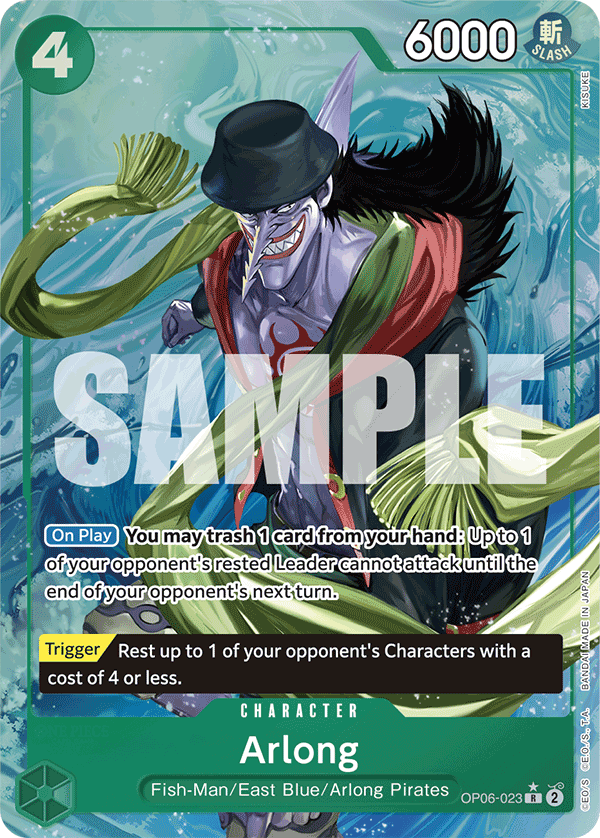 Arlong (Full Art) OP06-023 - Premium Booster PRB01 kart görseli