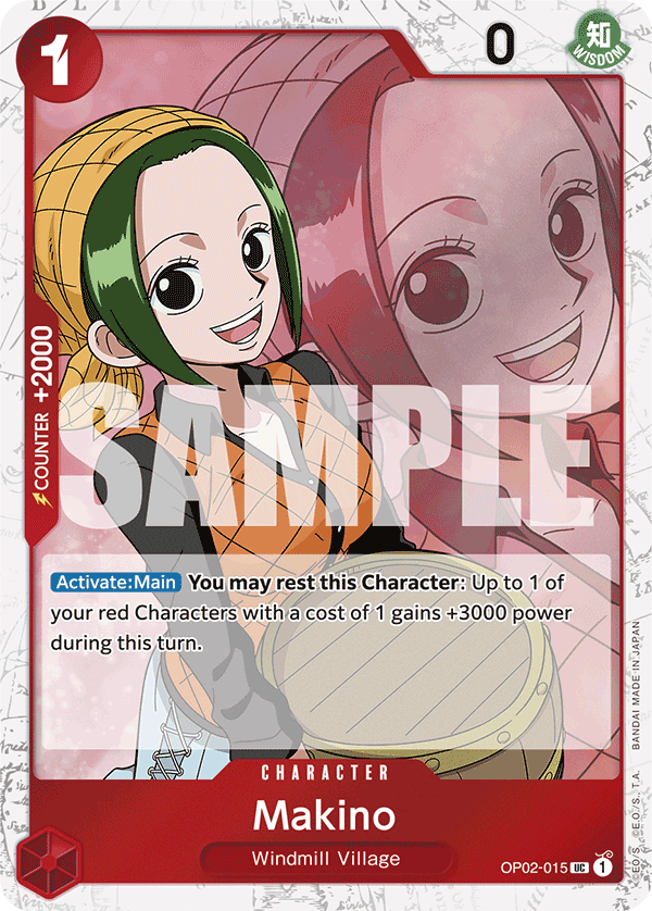 Makino (Jolly Roger Foil) OP02-015 - Premium Booster PRB01 kart görseli