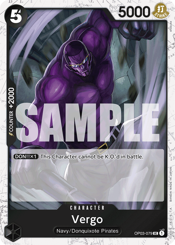 Vergo (Jolly Roger Foil) OP03-079 - Premium Booster PRB01 kart görseli
