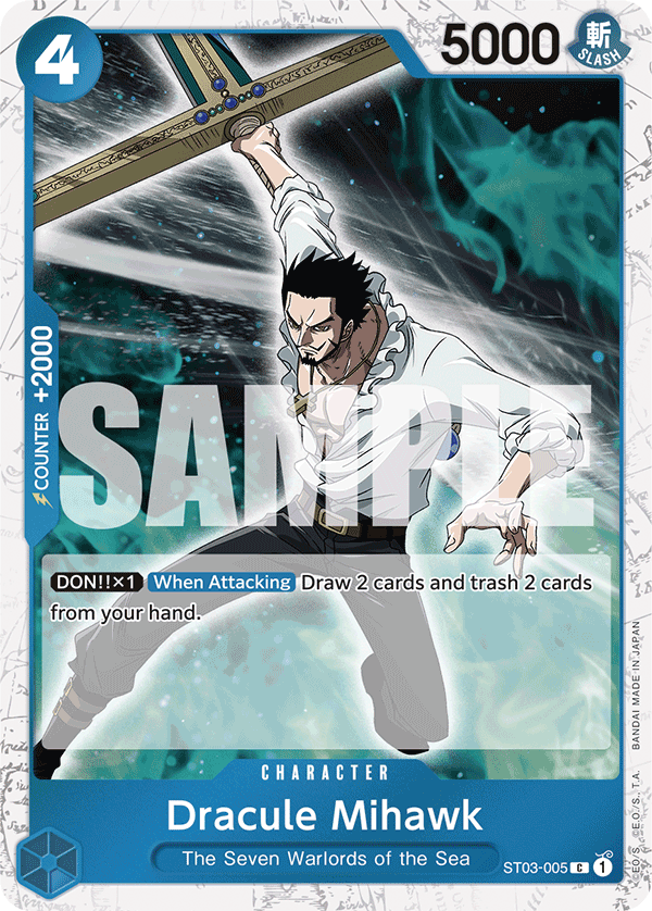 Dracule Mihawk (ST03-005) (Full Art) ST03-005 - Premium Booster PRB01 kart gorseli