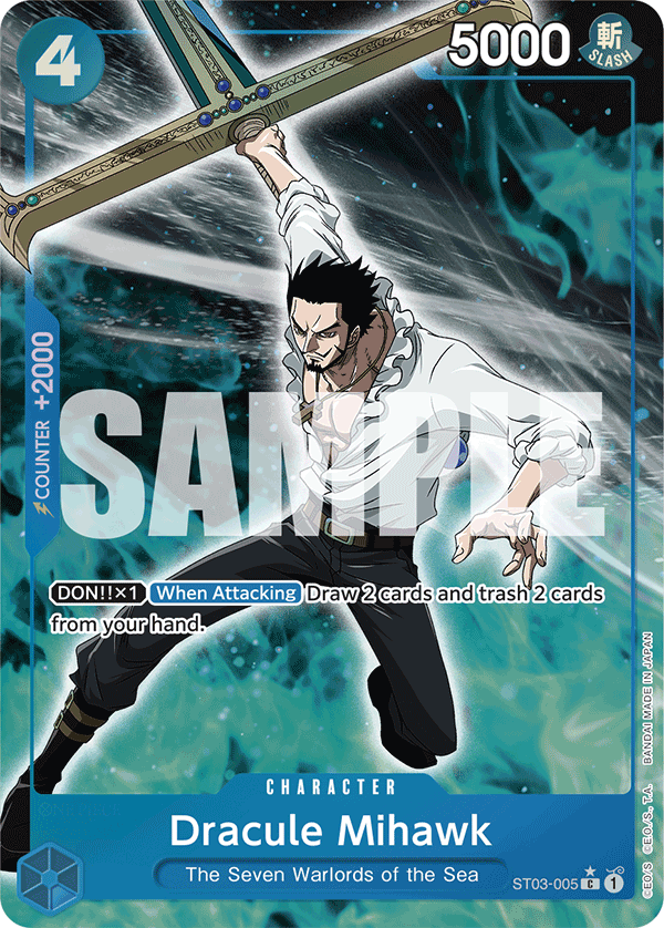 Dracule Mihawk (ST03-005) (Full Art) ST03-005 - Premium Booster PRB01 kart görseli
