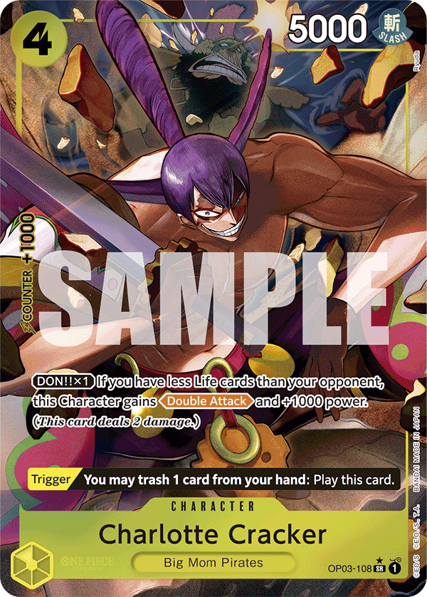 Charlotte Cracker (Alternate Art) OP03-108 - Premium Booster PRB01 kart görseli