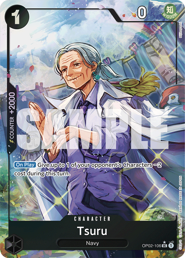Tsuru (Full Art) OP02-106 - Premium Booster PRB01 kart görseli