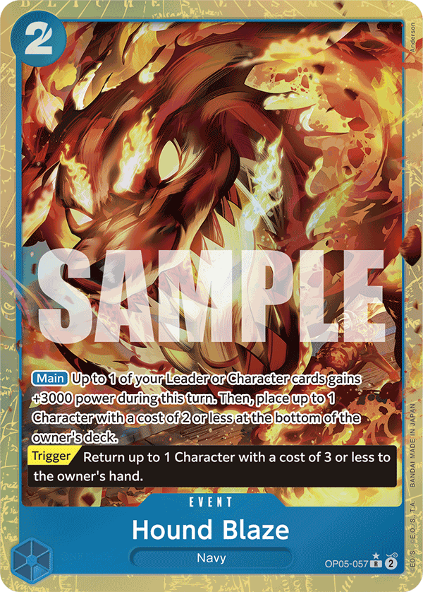 Hound Blaze (Alternate Art) OP05-057 - Premium Booster PRB01 kart görseli
