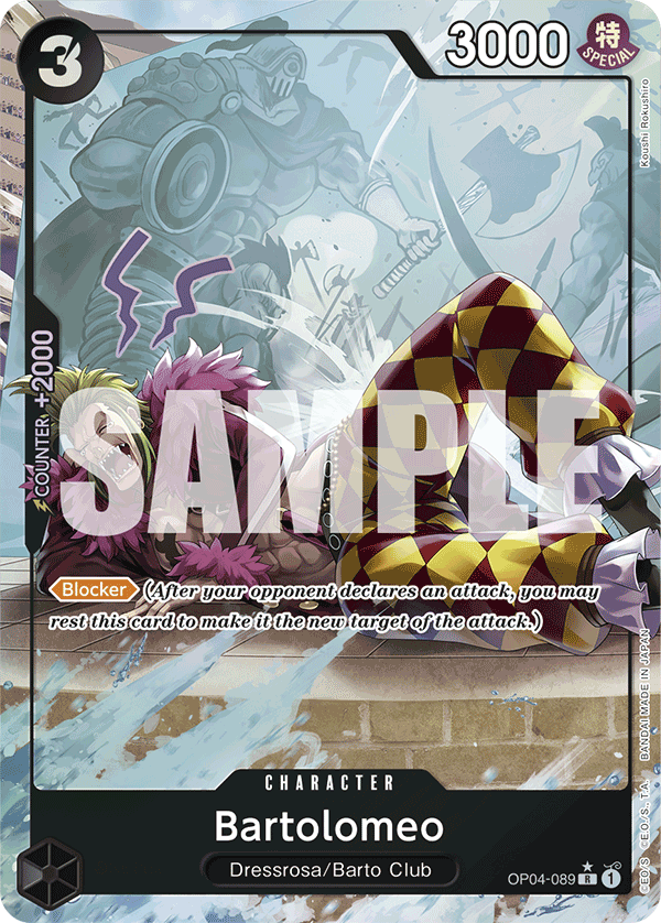 Bartolomeo (OP04-089) (Alternate Art) OP04-089 - Premium Booster PRB01 kart görseli
