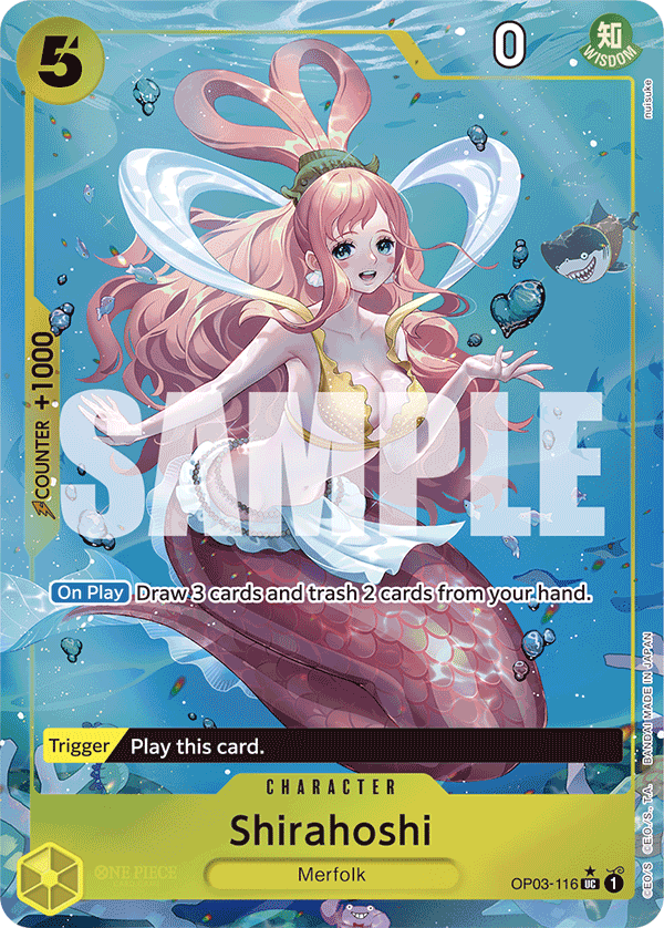 Shirahoshi (OP03-116) (Full Art) OP03-116 - Premium Booster PRB01 kart görseli