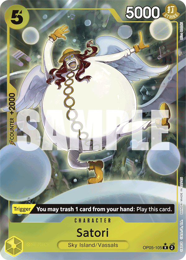 Satori (Alternate Art) OP05-105 - Premium Booster PRB01 kart görseli