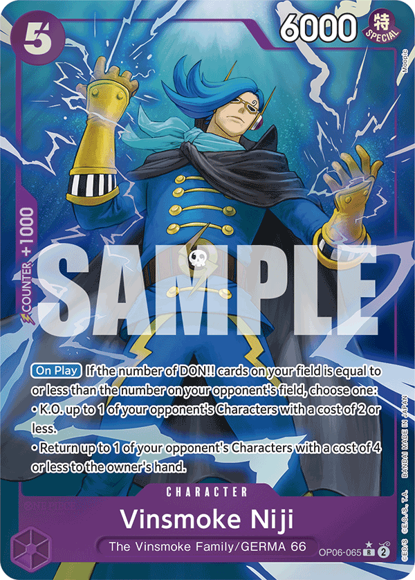 Vinsmoke Niji (OP06-065) (Alternate Art) OP06-065 - Premium Booster PRB01 kart görseli