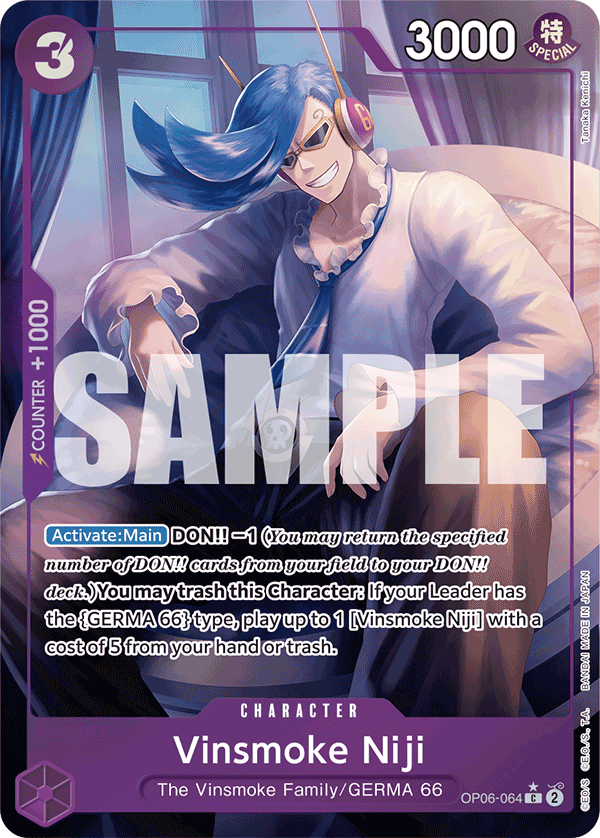 Vinsmoke Niji (OP06-064) (Full Art) OP06-064 - Premium Booster PRB01 kart görseli