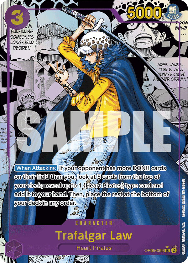 Trafalgar Law (OP05-069) (Manga) OP05-069 - Premium Booster PRB01 kart görseli