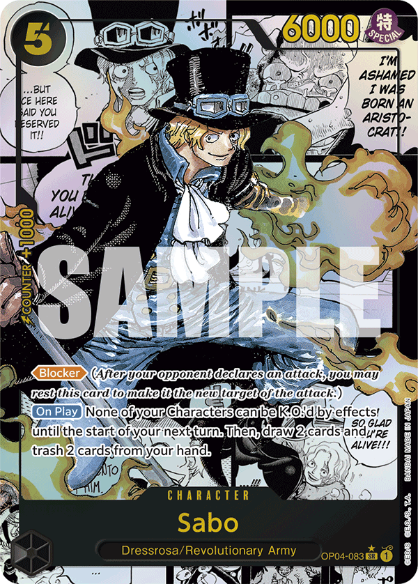 Sabo (OP04-083) (Manga) OP04-083 - Premium Booster PRB01 kart görseli
