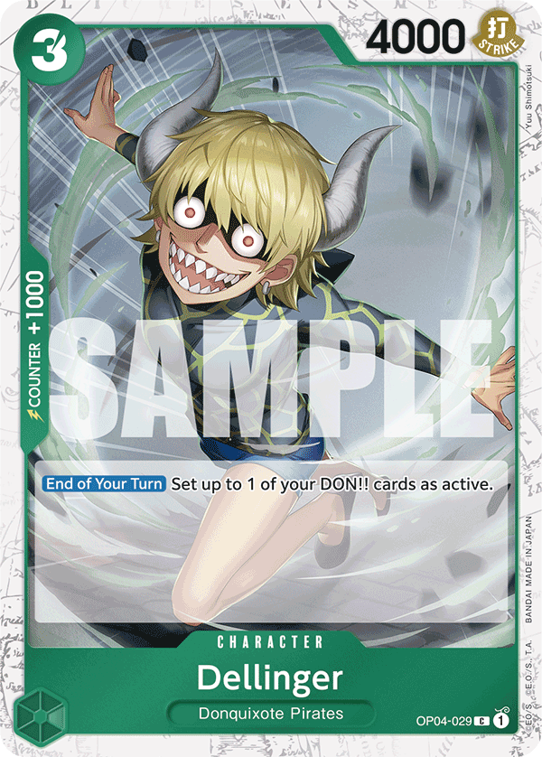 Dellinger (Jolly Roger Foil) OP04-029 - Premium Booster PRB01 kart görseli