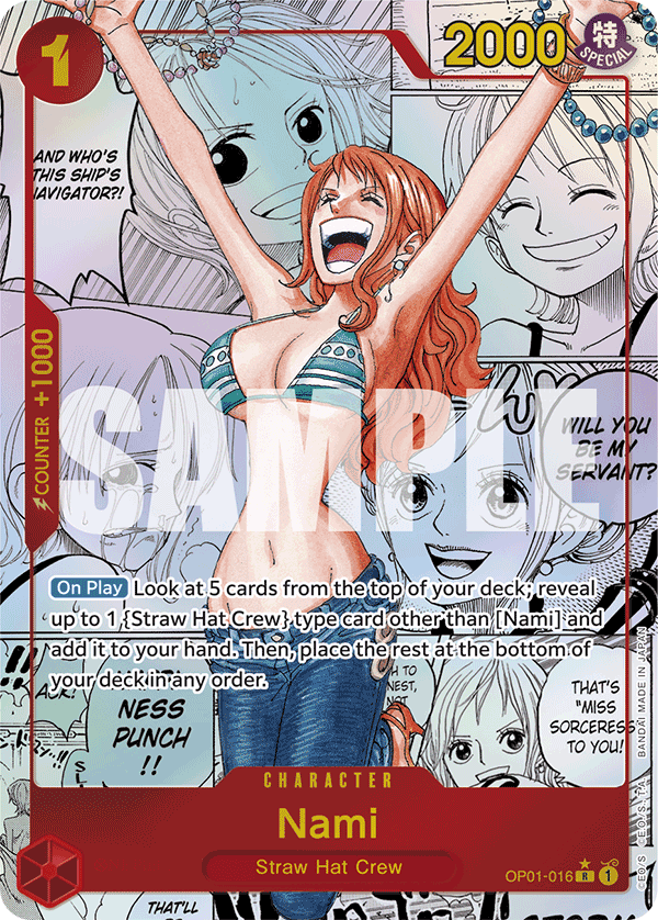 Nami (OP01-016) (Manga) kart görseli