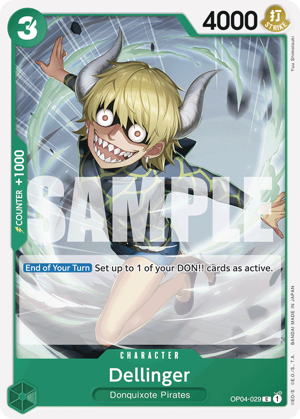 Dellinger (Reprint) OP04-029 - Premium Booster PRB01 kart görseli