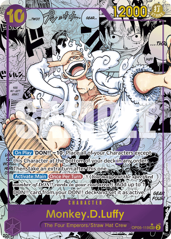 Monkey.D.Luffy (OP05-119) (Manga) OP05-119 - Premium Booster PRB01 kart görseli
