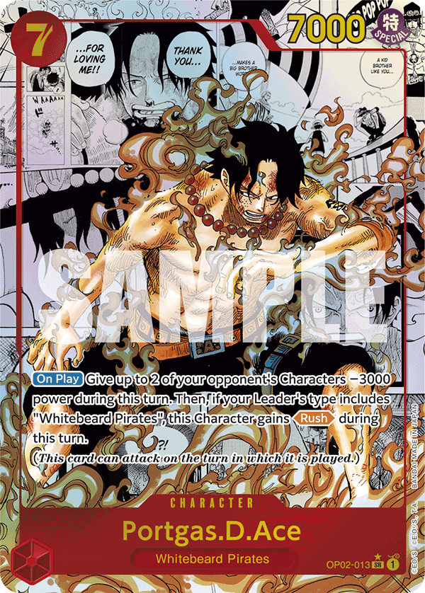 Portgas.D.Ace (Manga) OP02-013 - Premium Booster PRB01 kart görseli