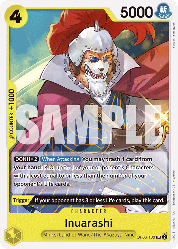 Inuarashi (Reprint) OP06-100 - Premium Booster PRB01 kart görseli