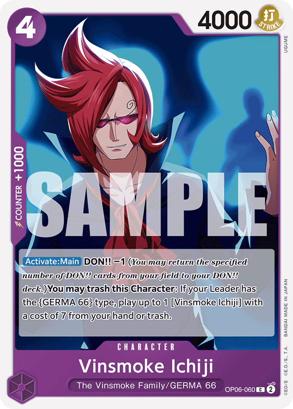 Vinsmoke Ichiji OP06-060 - Premium Booster PRB01 kart görseli