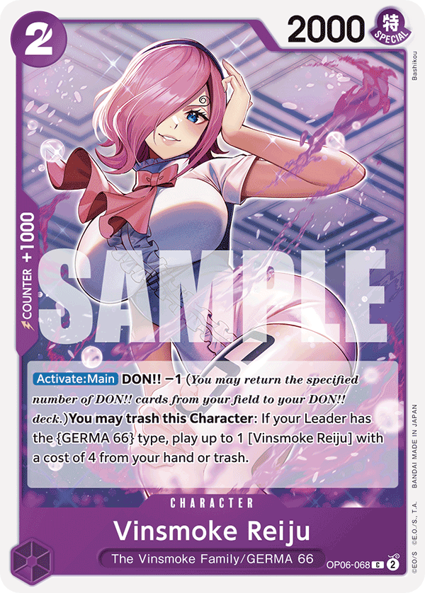 Vinsmoke Reiju OP06-068 - Premium Booster PRB01 kart görseli
