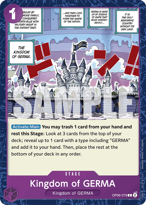 Kingdom of GERMA OP06-079 - Premium Booster PRB01 kart görseli