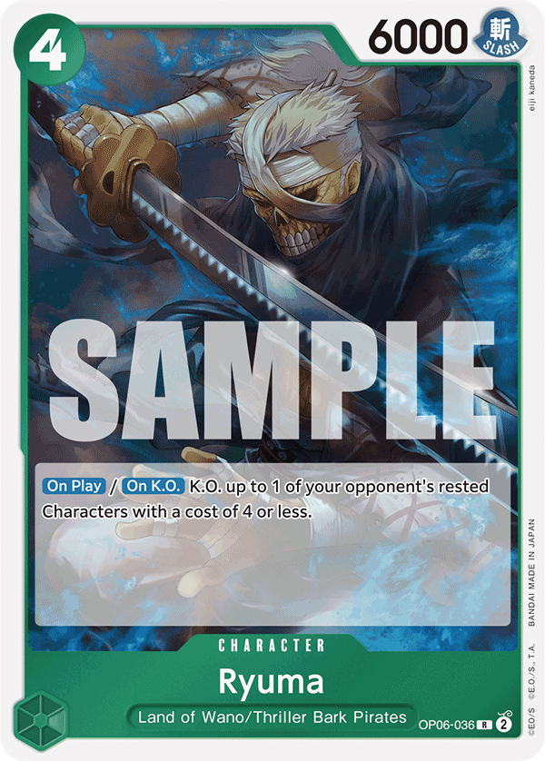 Ryuma OP06-036 - Premium Booster PRB01 kart görseli
