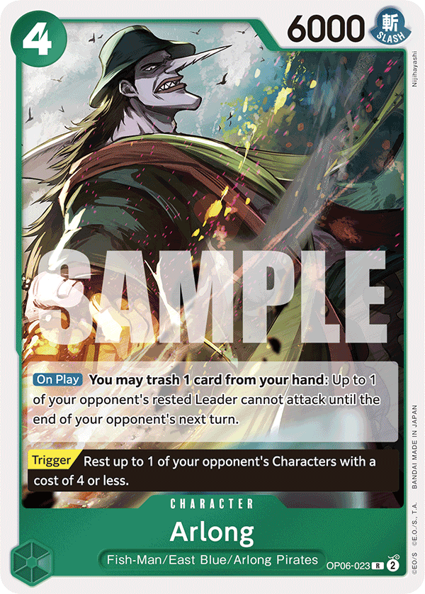 Arlong OP06-023 - Premium Booster PRB01 kart görseli
