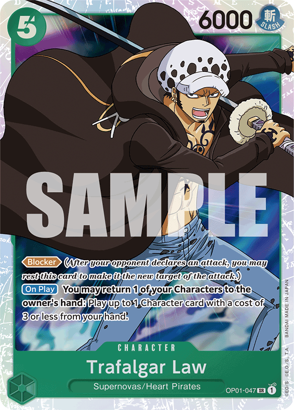 Trafalgar Law OP01-047 - Premium Booster PRB01 kart görseli