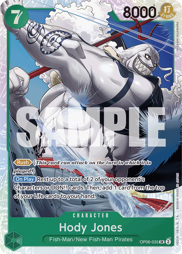 Hody Jones OP06-035 - Premium Booster PRB01 kart görseli