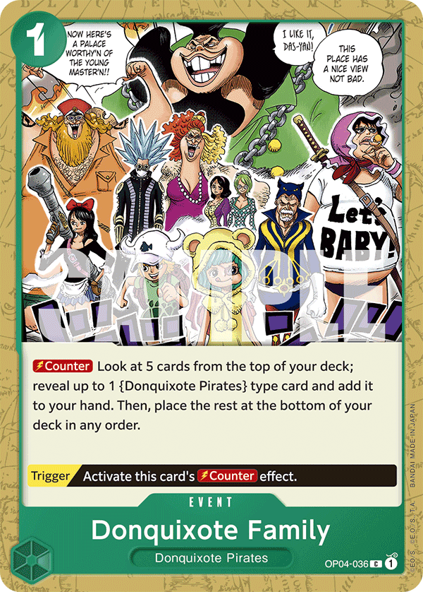 Donquixote Family OP04-036 - Premium Booster PRB01 kart görseli
