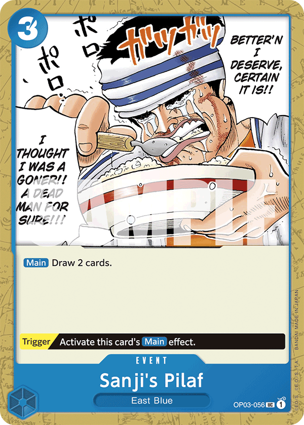 Sanji's Pilaf OP03-056 - Premium Booster PRB01 kart görseli