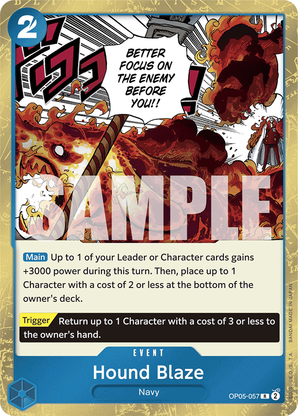 Hound Blaze OP05-057 - Premium Booster PRB01 kart görseli