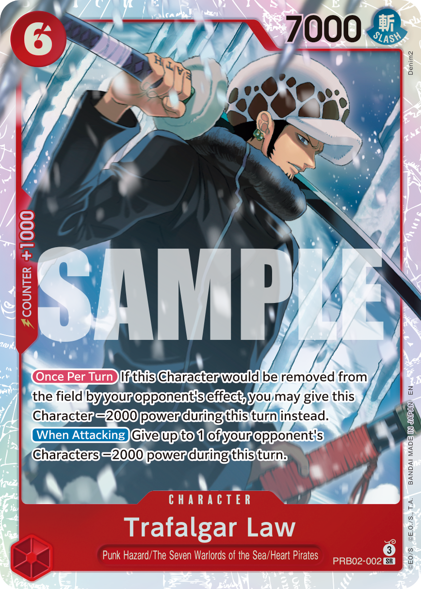 Trafalgar Law - PRB02-002 PRB02-002 - Premium Booster Vol 2 PRB02 kart görseli