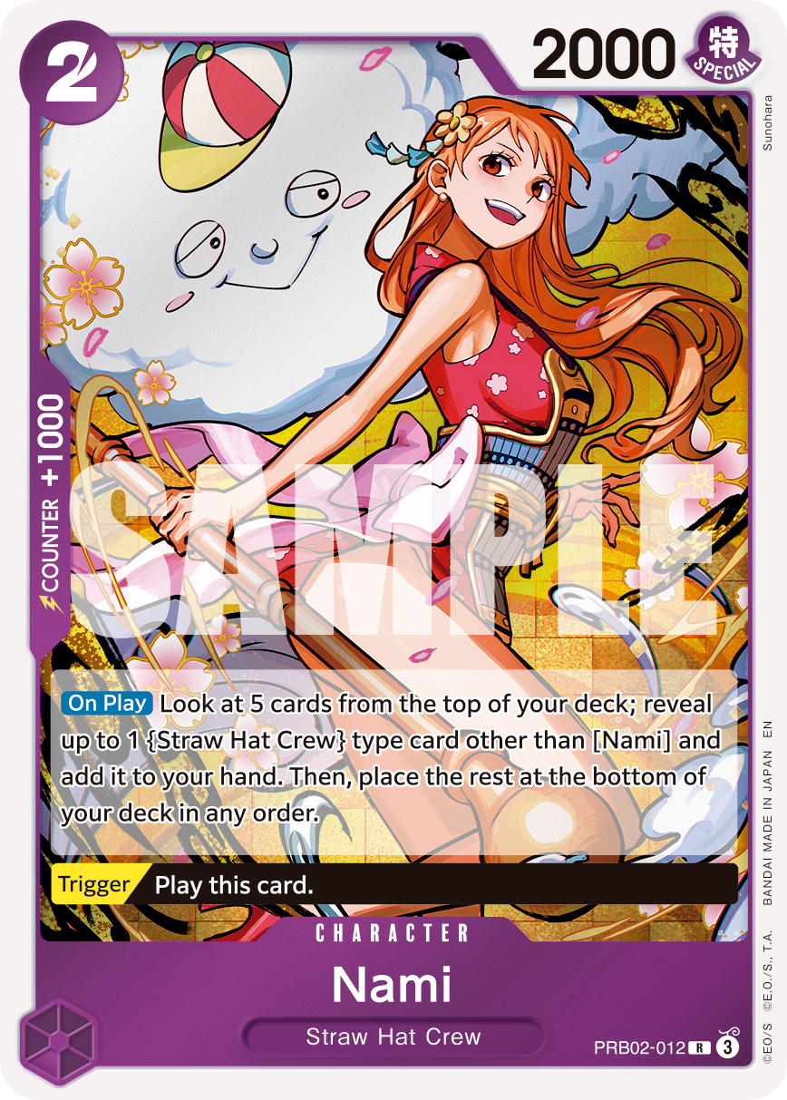 Nami PRB02-012 - Premium Booster Vol 2 PRB02 kart görseli