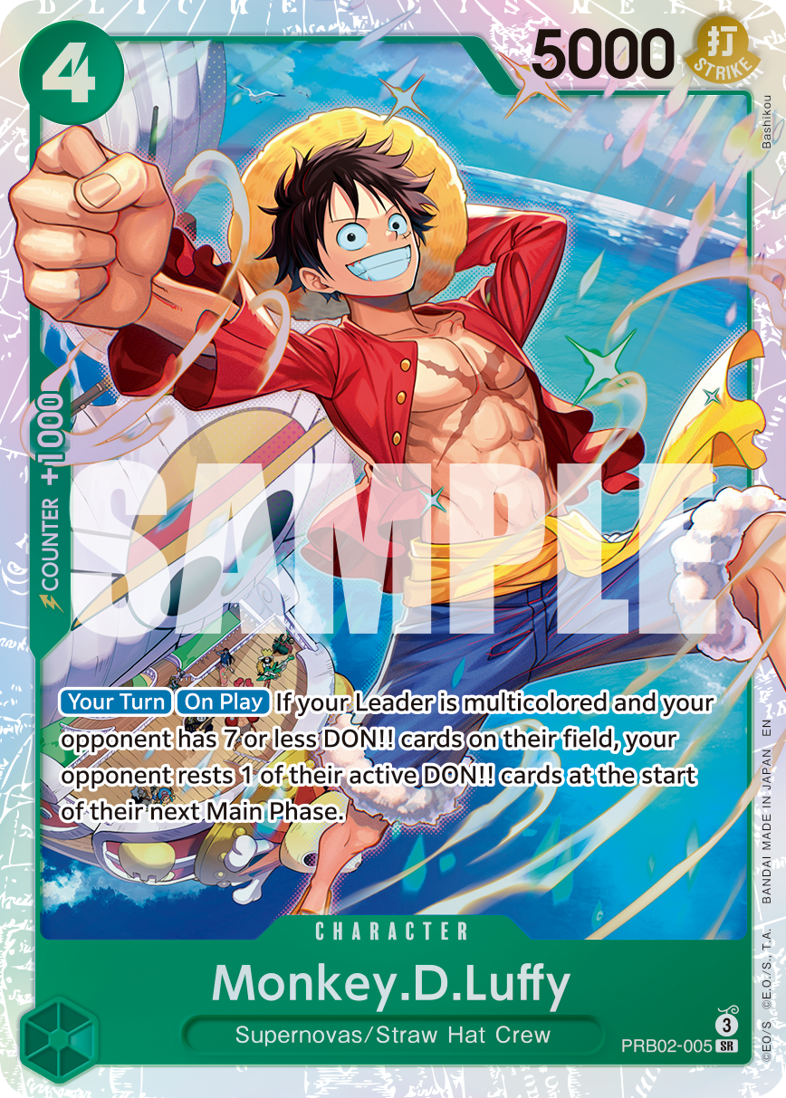 Monkey.D.Luffy - PRB02-005 PRB02-005 - Premium Booster Vol 2 PRB02 kart görseli
