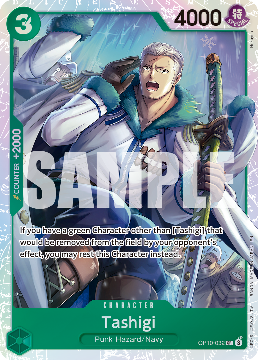 Tashigi (Reprint) OP10-032 - Premium Booster Vol 2 PRB02 kart görseli